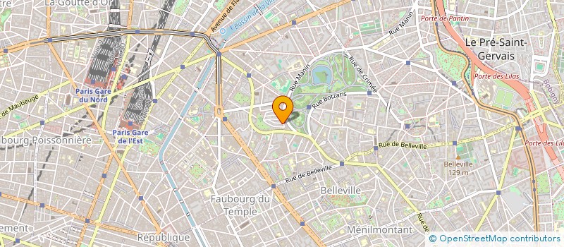 localisation de l'entreprise ESPACE MOLIERE à PARIS
