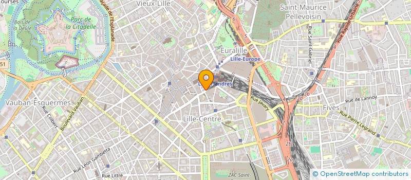 localisation de l'entreprise ESPACE MOLINEL ASSURANCES IARD à LILLE