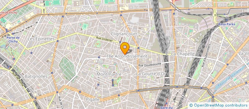 localisation de l'entreprise ESPACE MONTMARTRE  PARIS