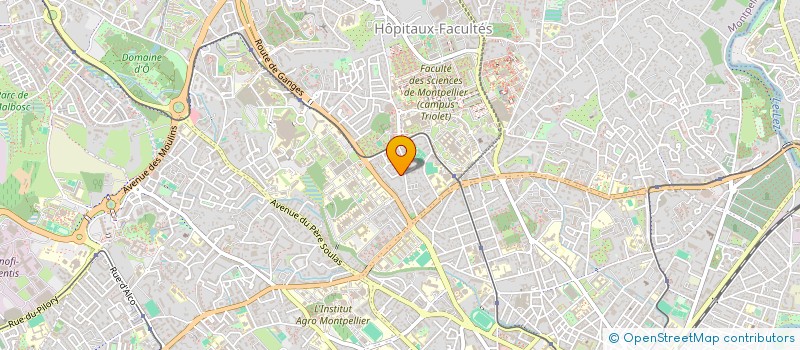 localisation de l'entreprise ESPACE MONTPELLIER SOPHRO  MONTPELLIER