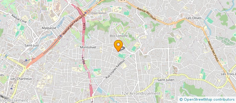 localisation de l'entreprise ESPACE MORGANE GREY à MARSEILLE