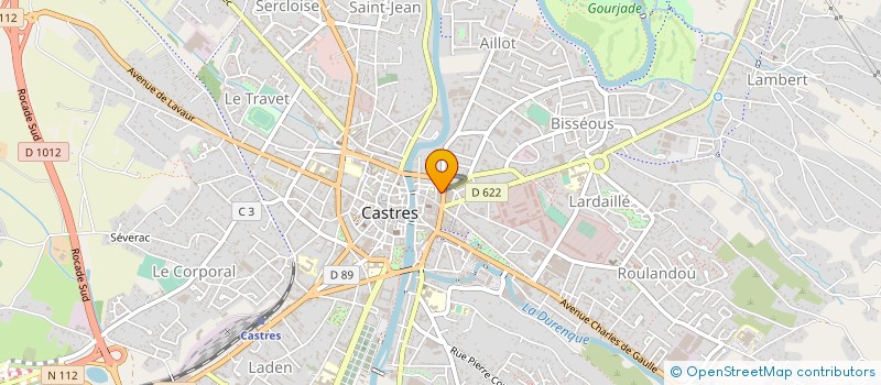 localisation de l'entreprise ESPACE MOTO à CASTRES