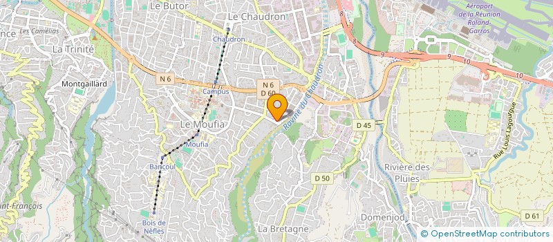 localisation de l'entreprise ESPACE MOTO 7 à SAINT-DENIS