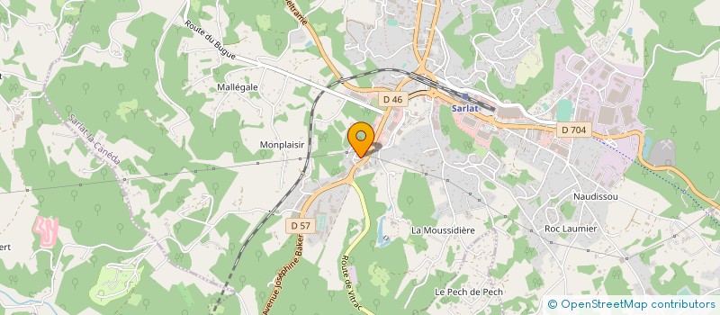 localisation de l'entreprise ESPACE MOTOCULTURE à SARLAT-LA-CANEDA