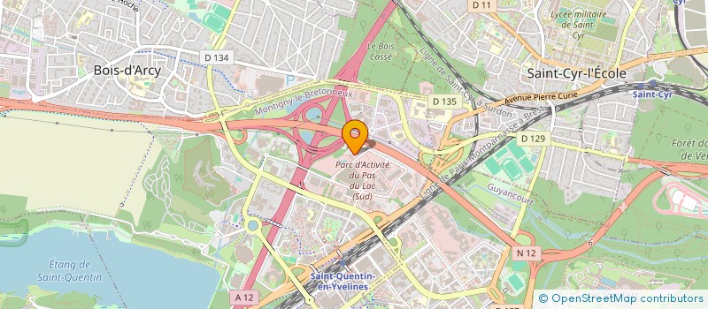 localisation de l'entreprise ESPACE MOTORS  MONTIGNY-LE-BRETONNEUX