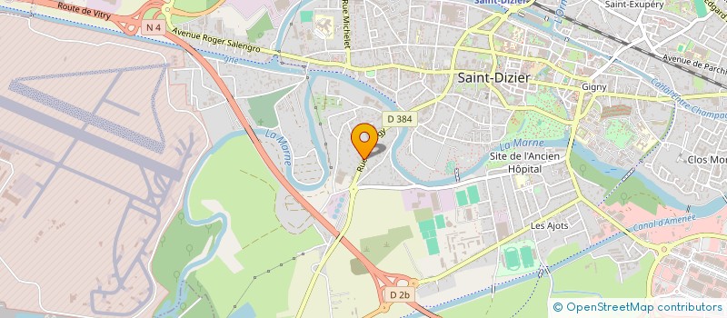 localisation de l'entreprise ESPACE MOTOS à SAINT-DIZIER