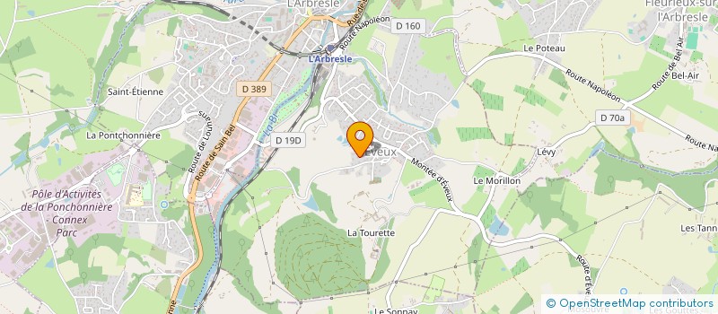 localisation de l'entreprise ESPACE MULOT  EVEUX