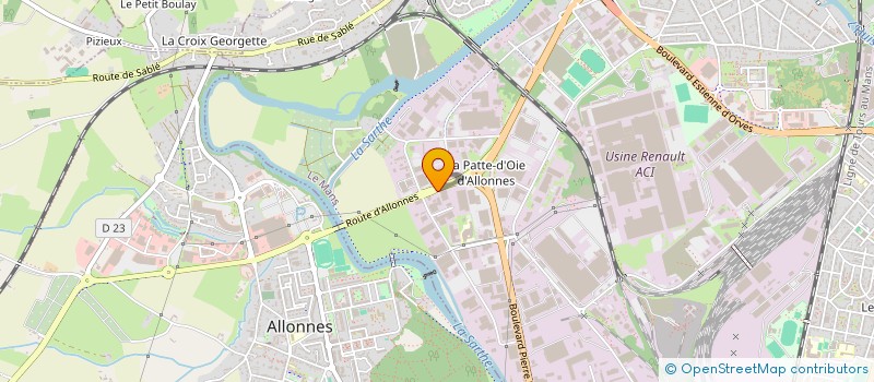 localisation de l'entreprise ESPACE MULSANNE à LE MANS