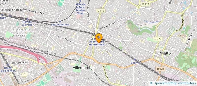 localisation de l'entreprise ESPACE MULTI-ASSOCIATIF DES MARNAUDES A VILLEMOMBLE à VILLEMOMBLE