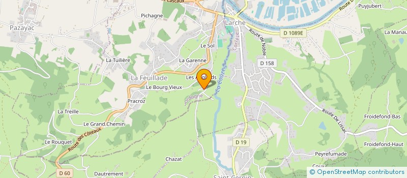 localisation de l'entreprise ESPACE MULTIPLAISANCE à TERRASSON LAVILLEDIEU