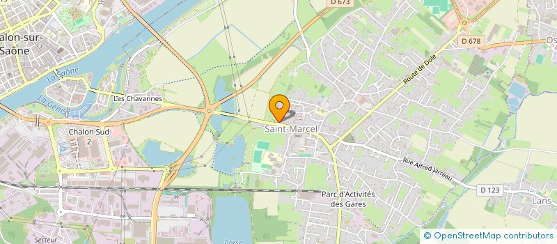 localisation de l'entreprise ESPACE MULTISERVICES SAINT-MARCEL  SAINT-MARCEL