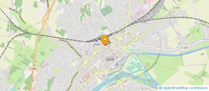 localisation de l'entreprise ESPACE MUSICAL DE DOLE à DOLE