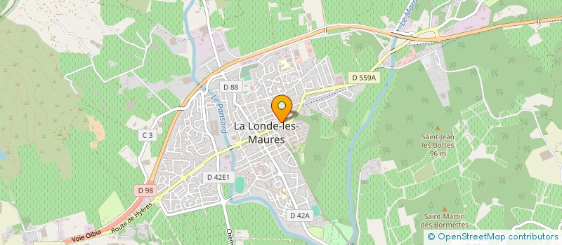 localisation de l'entreprise ESPACE MUSICAL LONDAIS à LA LONDE-LES-MAURES