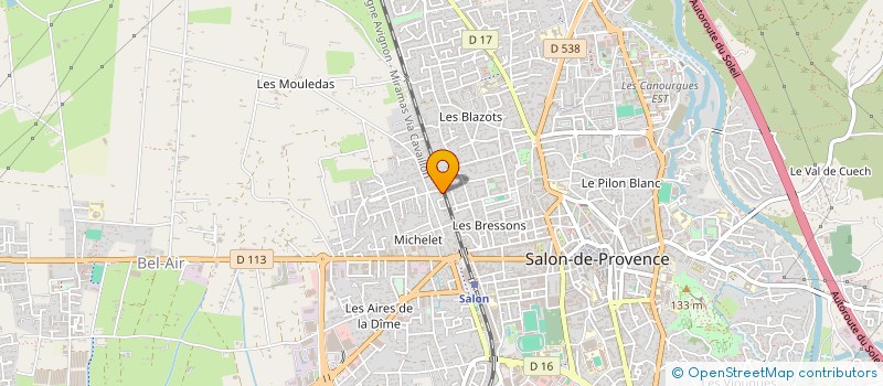 localisation de l'entreprise ESPACE MUSIQUE à SALON-DE-PROVENCE