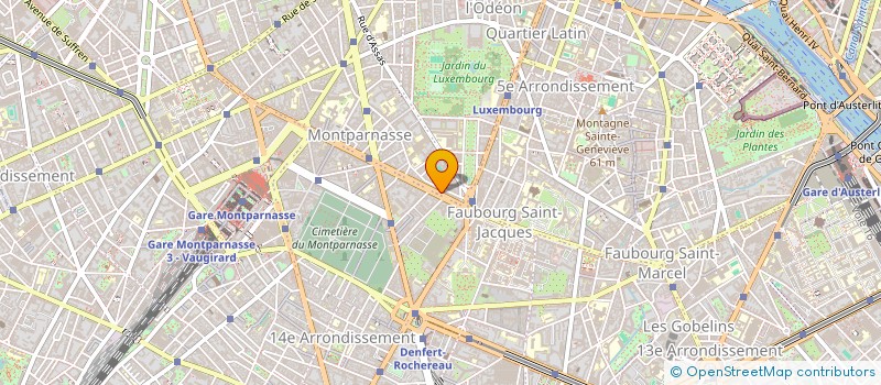 localisation de l'entreprise ESPACE NATURE à PARIS