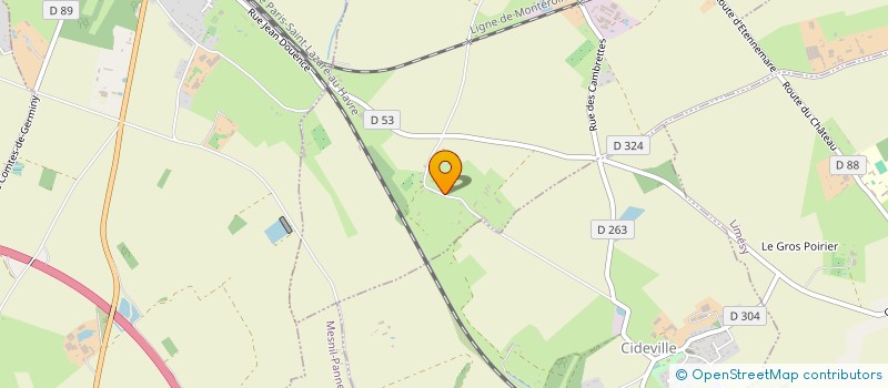 localisation de l'entreprise ESPACE NATURE ET SPORTS  AUZOUVILLE-L'ESNEVAL