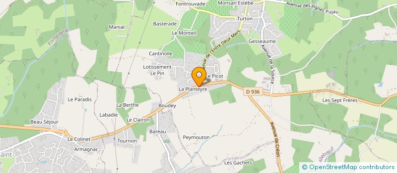 localisation de l'entreprise ESPACE NATUROPATHIE  SALLEBUF