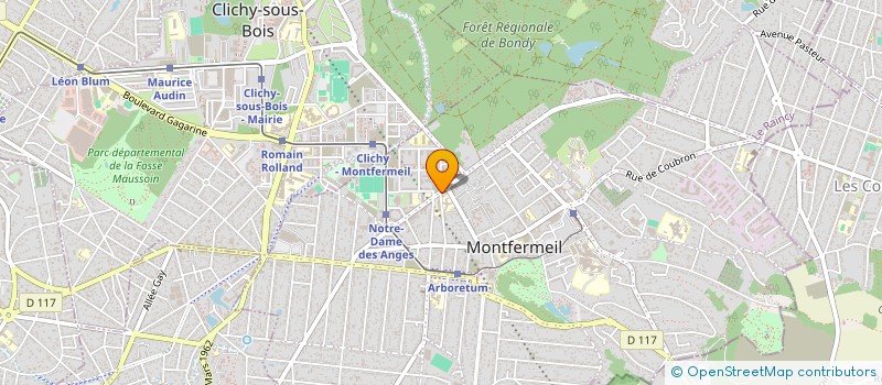 localisation de l'entreprise ESPACE NET SERVICES à MONTFERMEIL