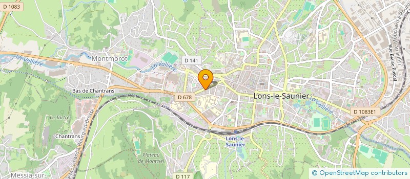 localisation de l'entreprise ESPACE NORDIQUE à LONS-LE-SAUNIER