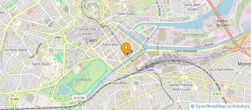 localisation de l'entreprise ESPACE NORMAND à CAEN
