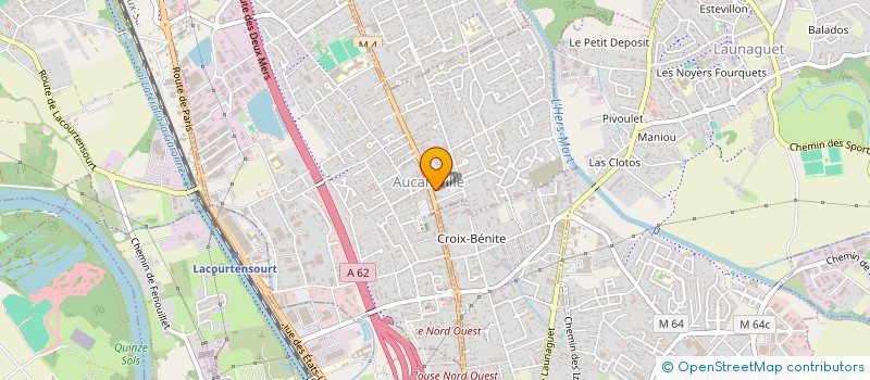 localisation de l'entreprise ESPACE NOVA à AUCAMVILLE