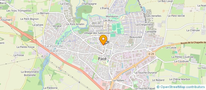 localisation de l'entreprise ESPACE NUMERIQUE POUR L'INSERTION - ENI  PACE