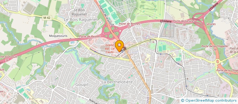 localisation de l'entreprise ESPACE NUMERIQUE RESEAUX à ORVAULT