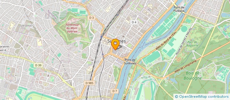 localisation de l'entreprise ESPACE ONGLES à SURESNES