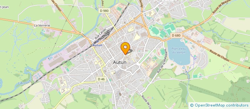 localisation de l'entreprise ESPACE ONGLES ET BEAUTE à AUTUN