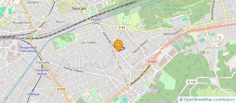 localisation de l'entreprise ESPACE OPTIQUE SANTE à LIVRY-GARGAN