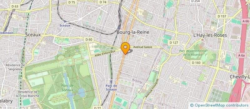 localisation de l'entreprise ESPACE ORDONNE à BOURG-LA-REINE