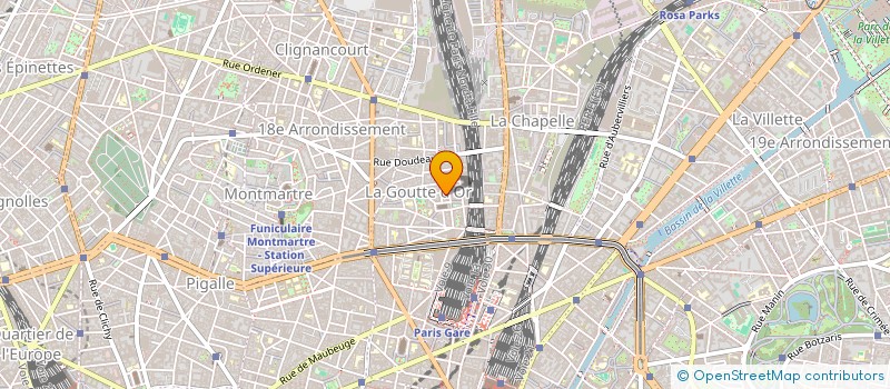 localisation de l'entreprise ESPACE OUVERT EN LIEU D ECHANGES  PARIS