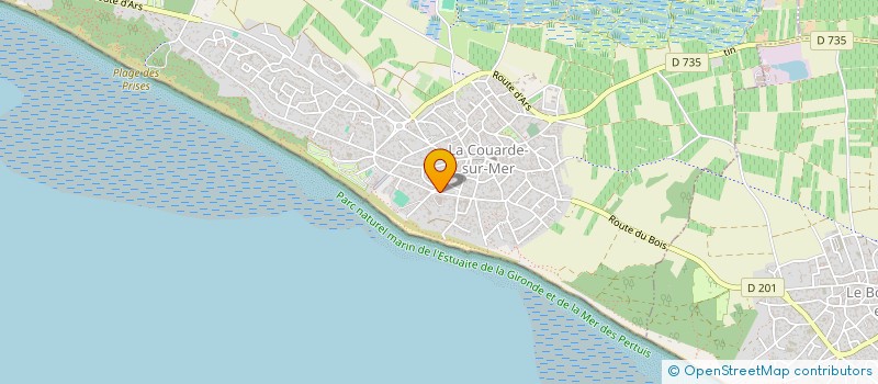 localisation de l'entreprise ESPACE PARAMEDICAL  LA COUARDE-SUR-MER