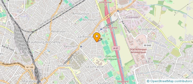 localisation de l'entreprise ESPACE PARE BRISE à TOULOUSE