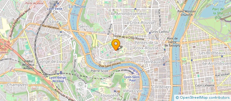 localisation de l'entreprise ESPACE PARET à LYON