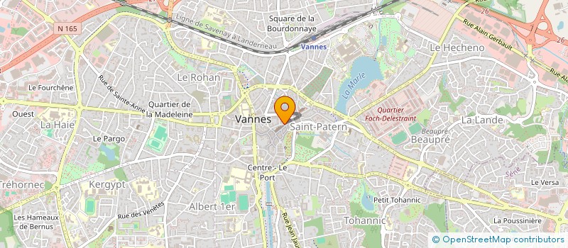 localisation de l'entreprise ESPACE PASCAL MATILE à VANNES