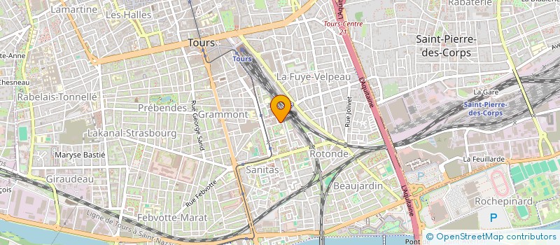 localisation de l'entreprise ESPACE PASSERELLES à TOURS