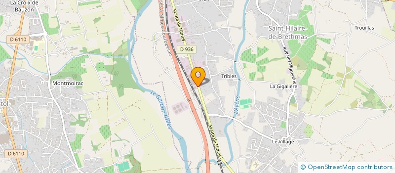localisation de l'entreprise ESPACE PASSION ALES à SAINT-HILAIRE-DE-BRETHMAS