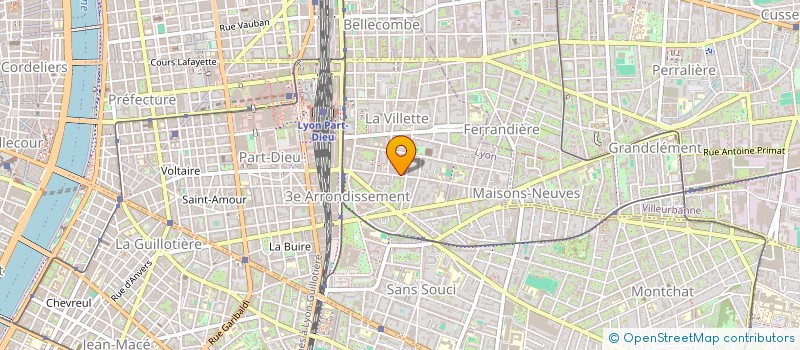 localisation de l'entreprise ESPACE PAUL BERT  LYON