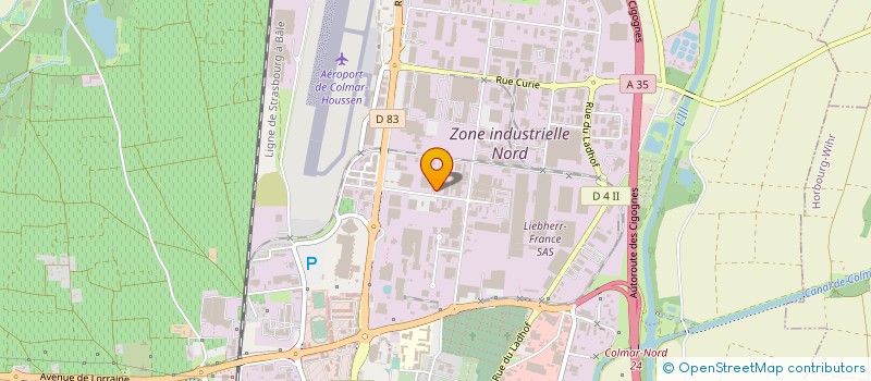 localisation de l'entreprise ESPACE PAUSE à COLMAR