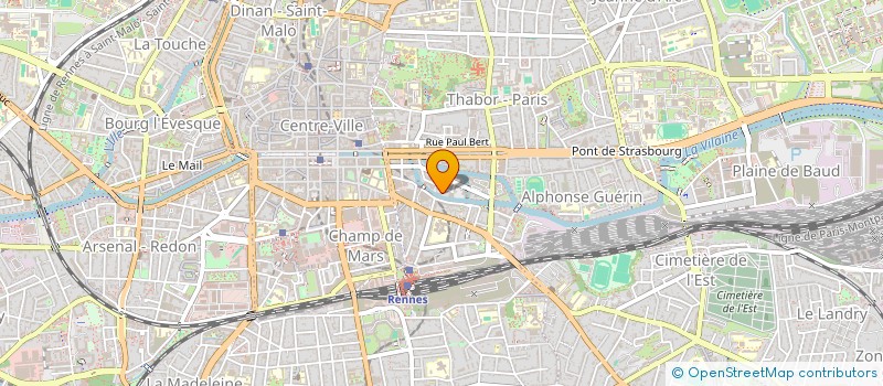 localisation de l'entreprise ESPACE PAYSAGE à RENNES
