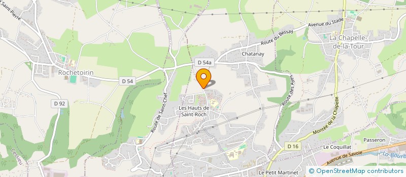 localisation de l'entreprise ESPACE PERELLY  LA TOUR-DU-PIN