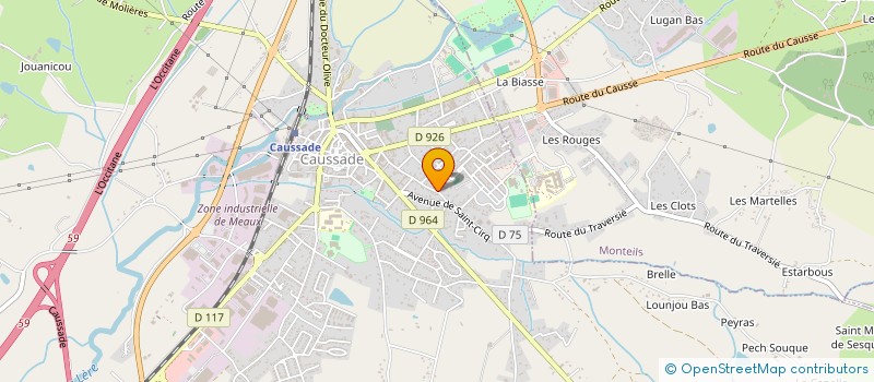 localisation de l'entreprise ESPACE PETITE ENFANCE  CAUSSADE