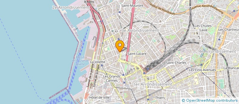 localisation de l'entreprise ESPACE PEYSSONNEL à MARSEILLE