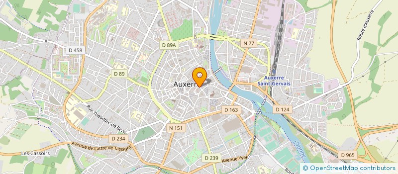 localisation de l'entreprise ESPACE PHOTO à AUXERRE