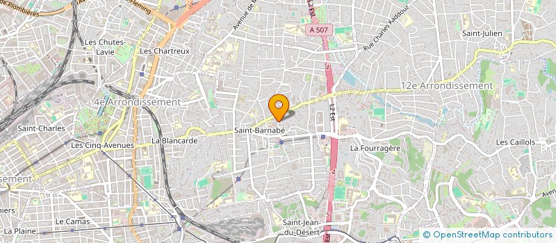 localisation de l'entreprise ESPACE PHOTO à MARSEILLE