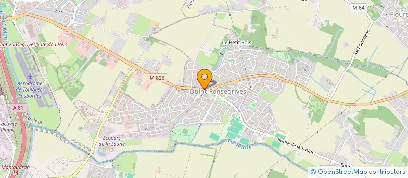 localisation de l'entreprise ESPACE PHOTO HUMANISTE  QUINT-FONSEGRIVES