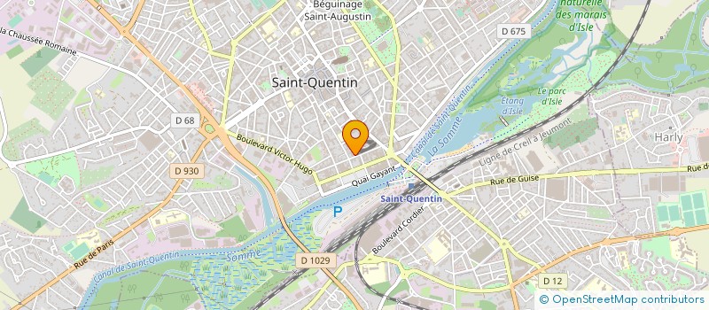 localisation de l'entreprise ESPACE PICARDIE FITNESS à SAINT-QUENTIN