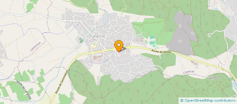 localisation de l'entreprise ESPACE PISCINE à CAVEIRAC