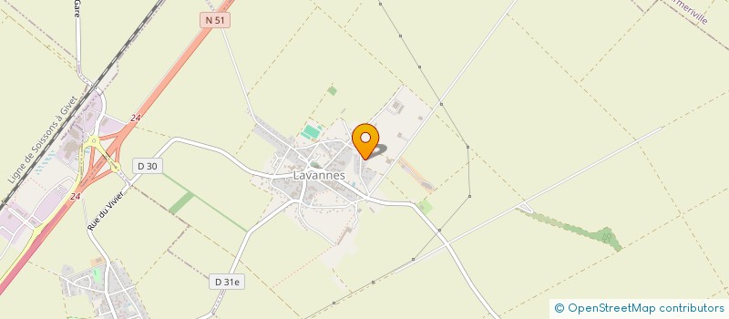 localisation de l'entreprise ESPACE PISCINE 51  LAVANNES